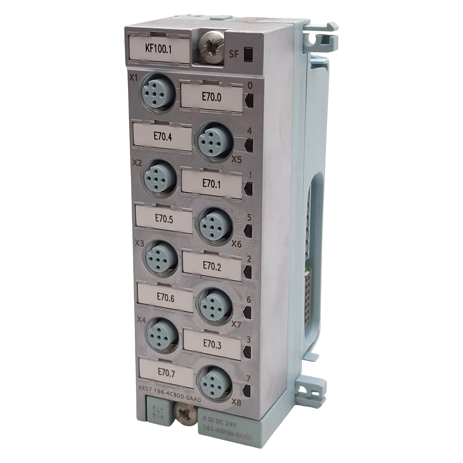 Siemens 6ES7 194-4CB00-0AA0 SIMATIC DP ET 200 PRO I/O Module, 8x M12 5-Pin 24VDC