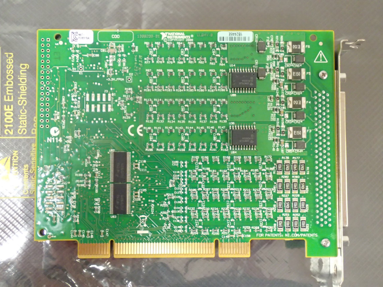 NATIONAL INSTRUMENTS PCI-6515 189924C-01L 64 CHANNEL ISOLATED DIGITAL I/O DEVICE