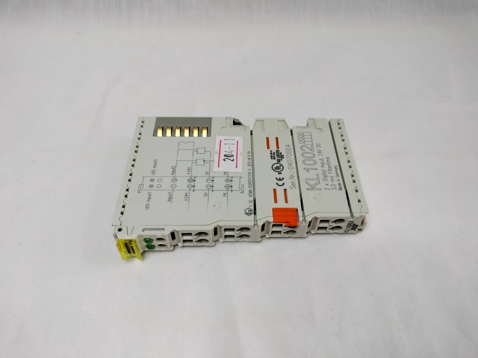 RS KL1002 2x Digital Input Terminal Programmable Controller Module