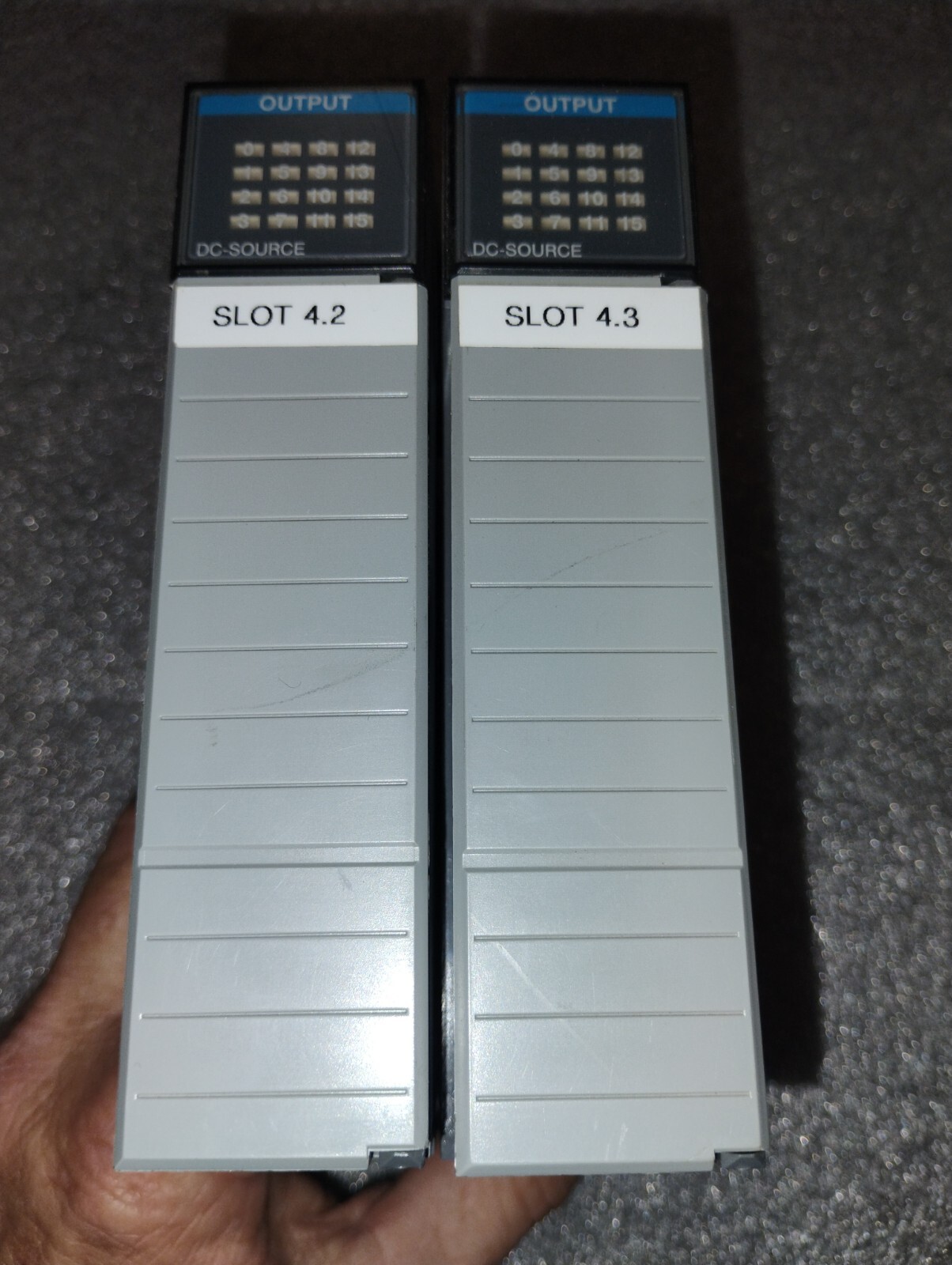 LOT OF 2 ALLEN-BRADLEY 1746-IB16 Ser D