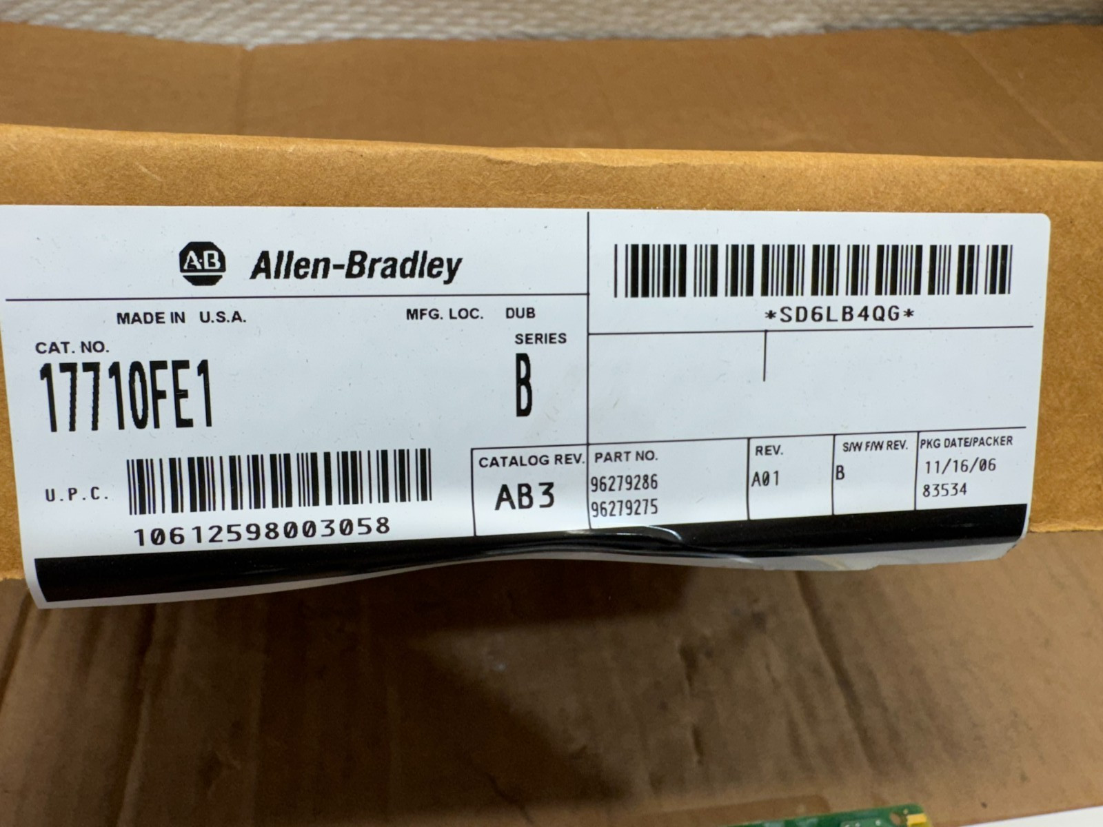 NEW IN BOX ALLEN-BRADLEY PLC-5 ANALOG OUTPUT MODULE 1771-OFE1 SERIES B