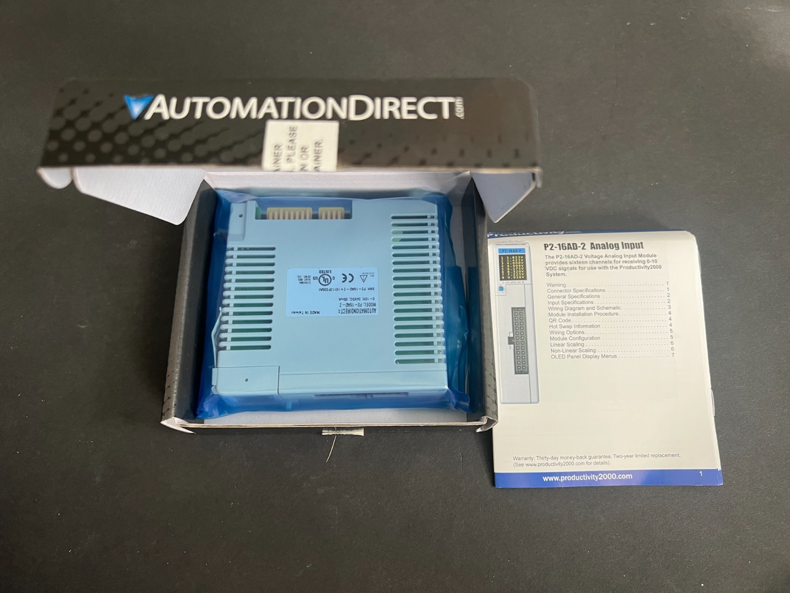Automation Direct P2000 Analog Input Module P2-16AD-2