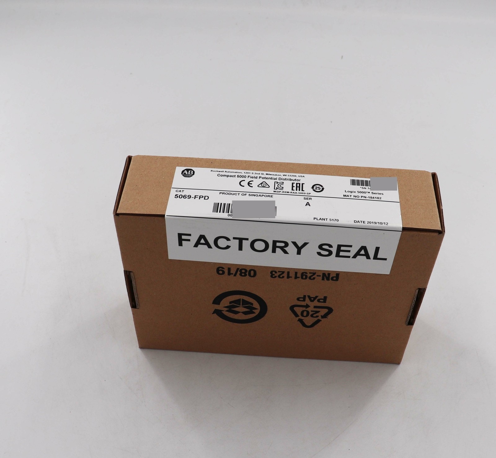 New Factory Sealed AB 5069-FPD Compact I/O Field Potential Distributor In Stock