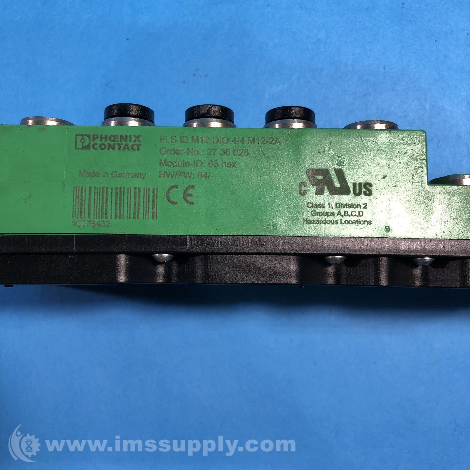 Phoenix Contact FLS IB M12 DIO 4/4 M12-2A I/O Module 9213