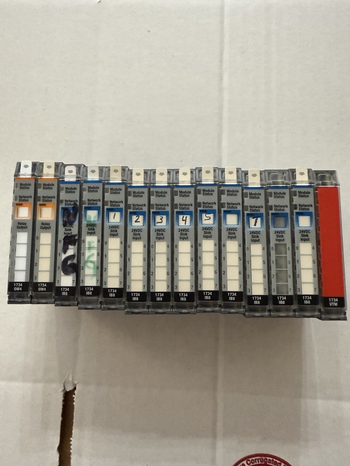 (14) Allen-Bradley 1734-IB8, 0W4, Point I/O 8 Point Digital Input Module, 24VDC
