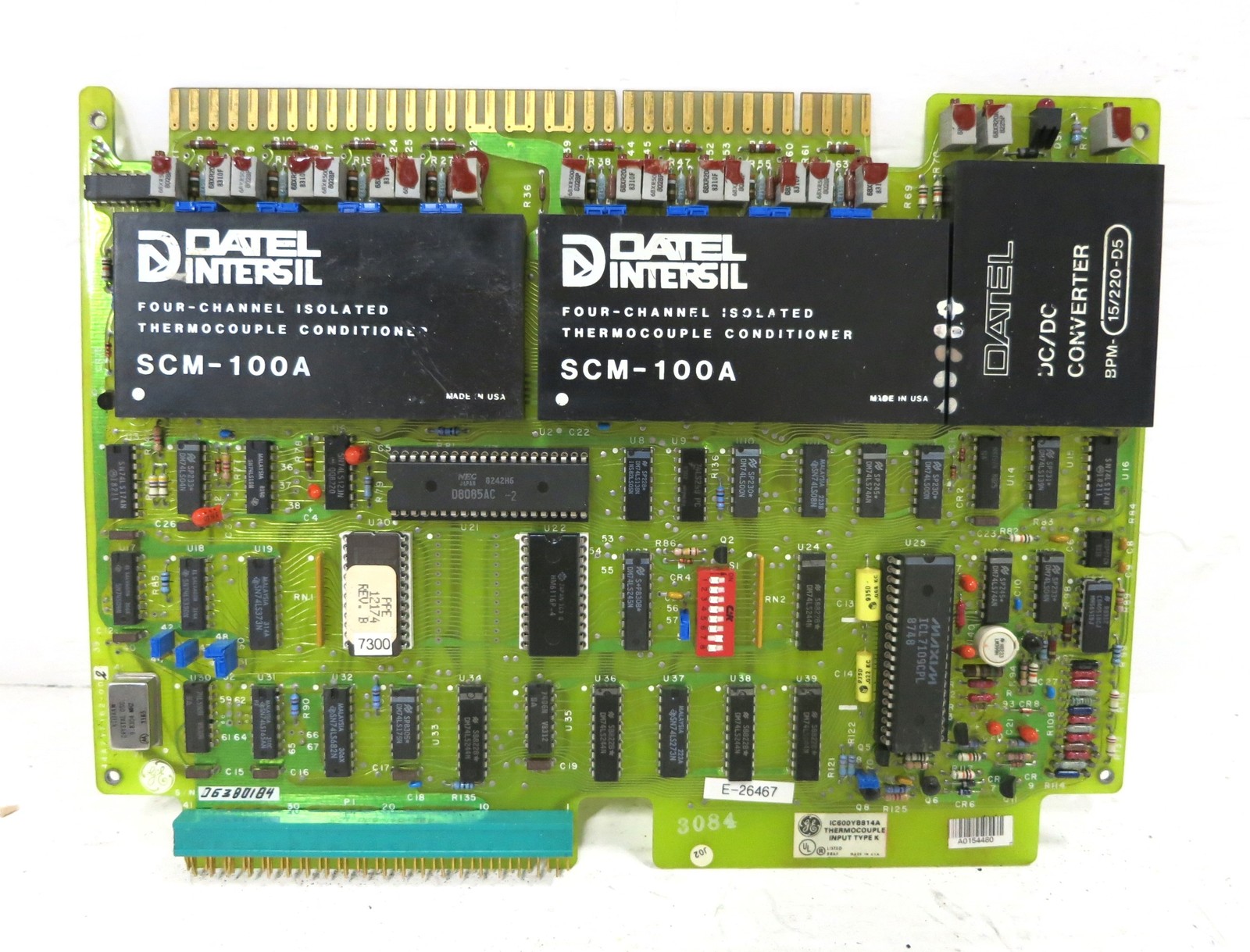 GE Fanuc IC600YB814A Thermocouple Input Module Series Six PLC Board IC600YB814
