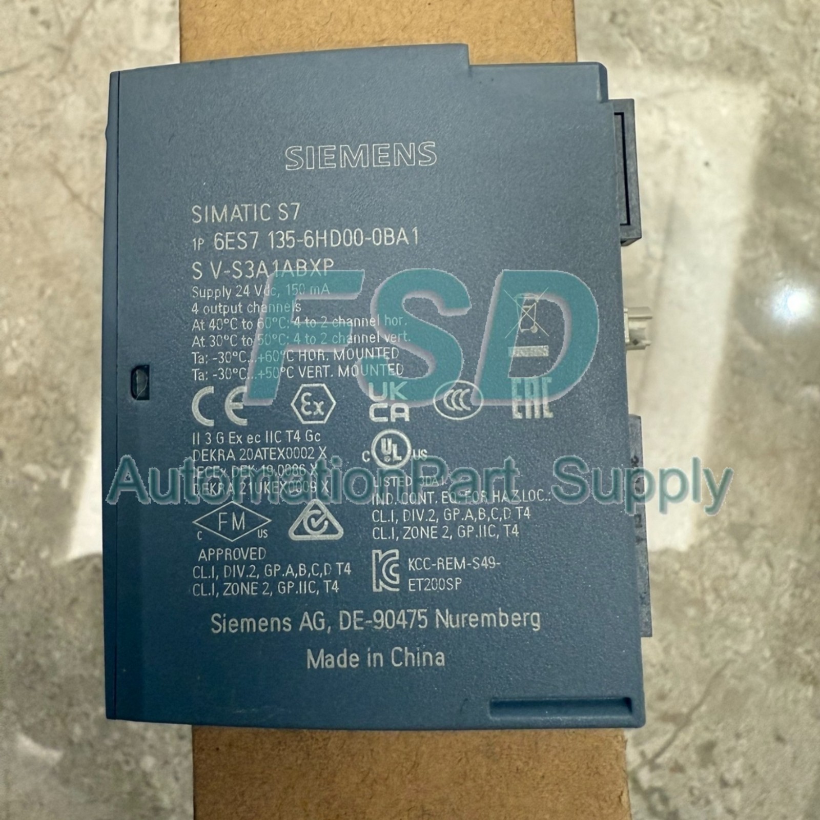 SIEMENS 6ES7131-6BH01-0BA0 Module 1 PCS New Box 6ES71316BH010BA0