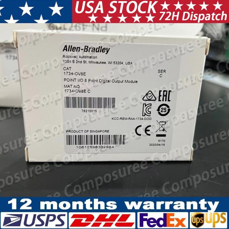 1734-OV8E POINT I/O 8 Point Digital Output Module Brand AB US Free Tax