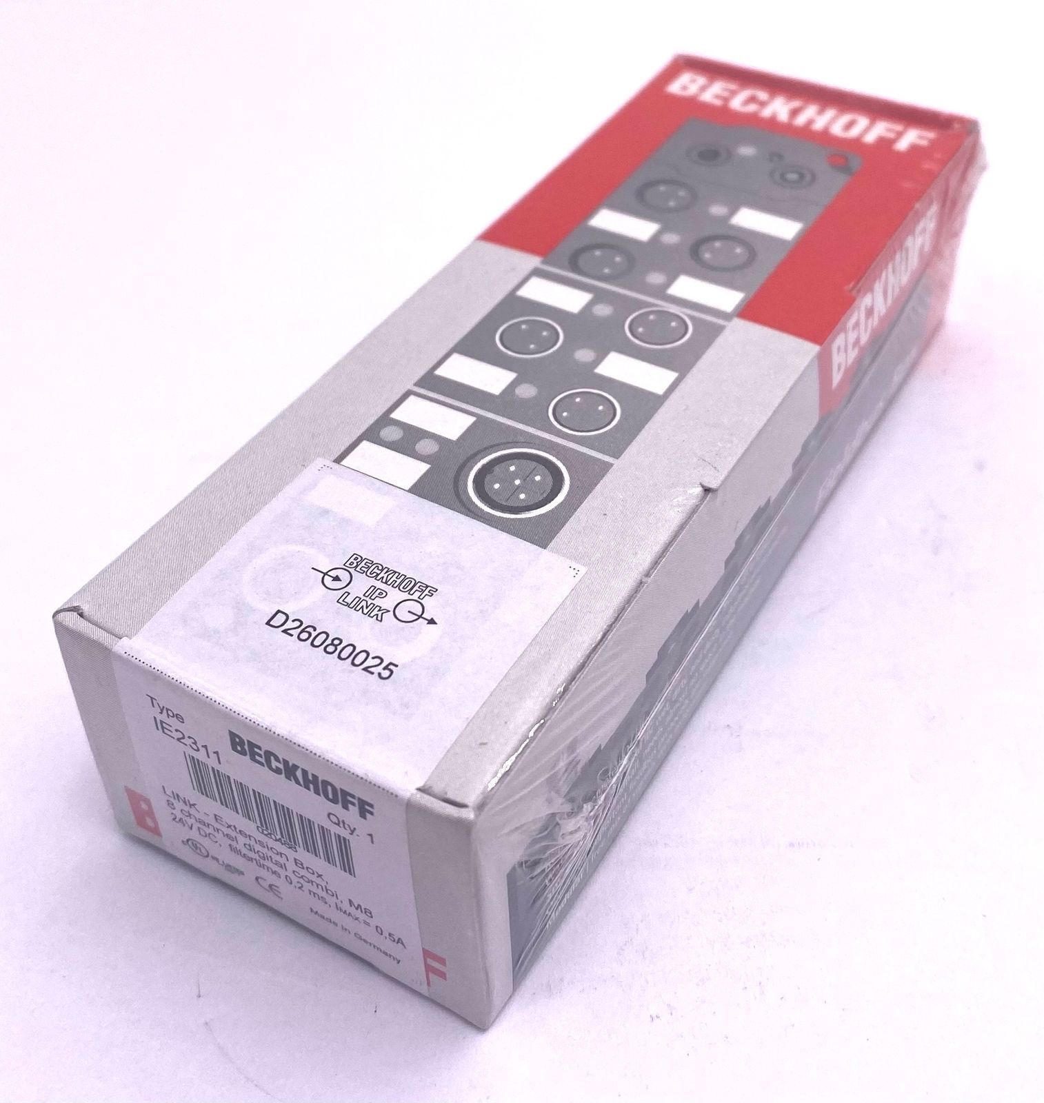 Beckhoff IE2311 Expansion Box M8 24V DC 0.2ms -sealed-