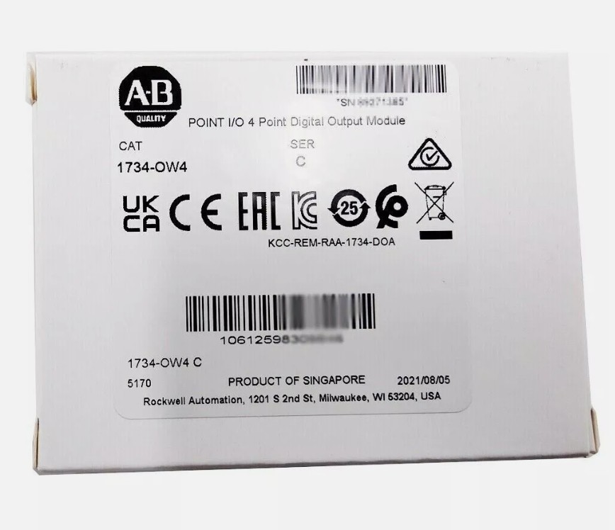 1734-OW4 AB Point I/O 4 Point Digital Output Module New Sealed Allen-Bradley