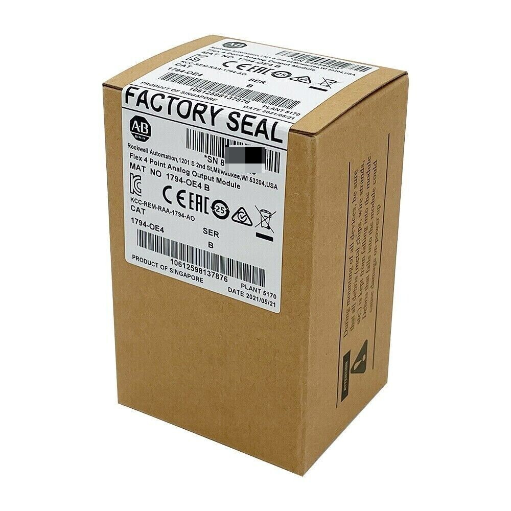 New Factory Sealed AB 1794-OE4 SER B Flex 4 Point Analog Output Module 1794OE4
