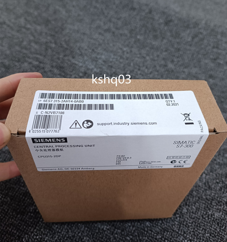 1pc New Siemens PLC CPU 6ES7315-2AH14-0AB0 6ES7 315-2AH14-0AB0 fast delivery