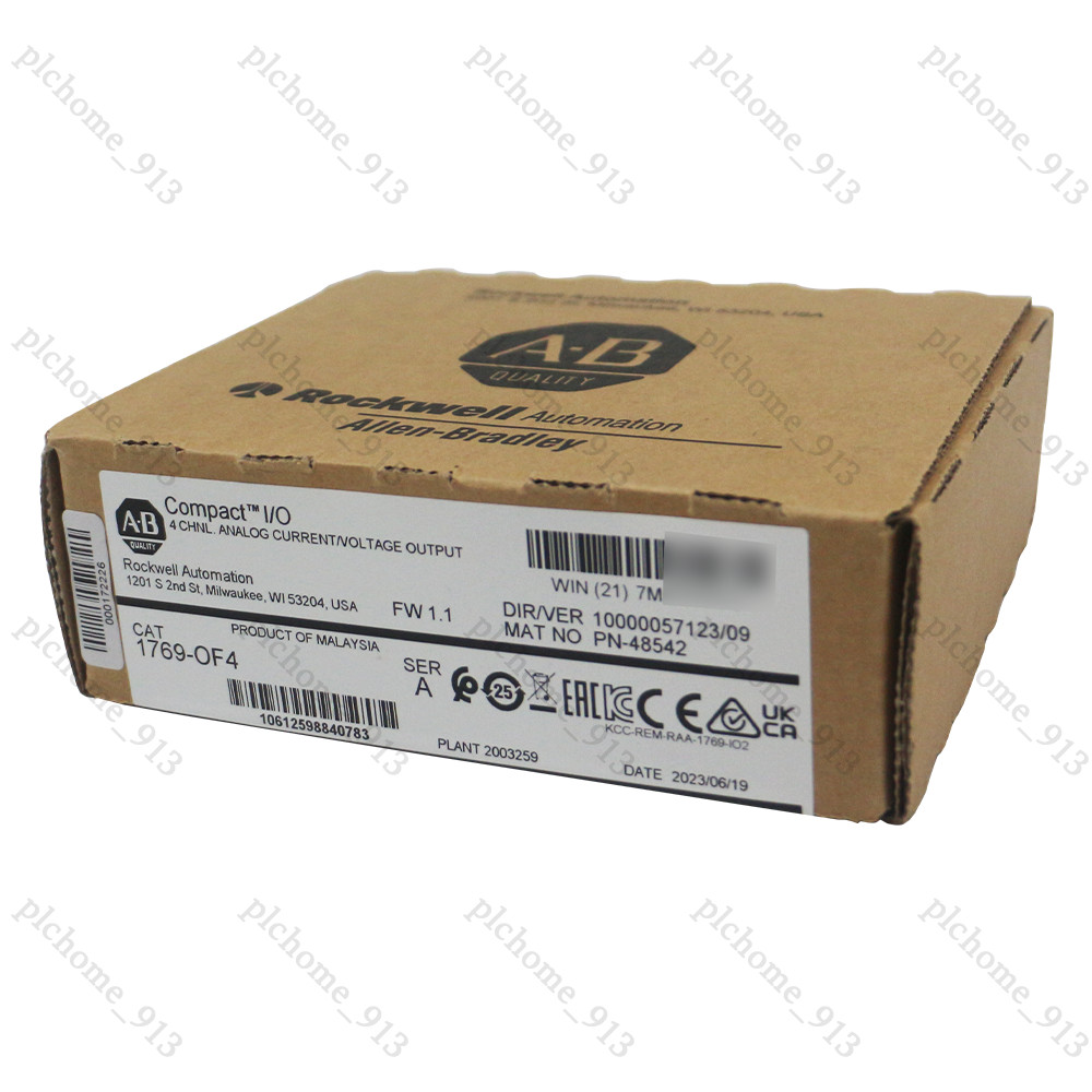 New Allen-Bradley 1769-OF4 CompactLogix 4 Channel Analog Current/Voltage Output