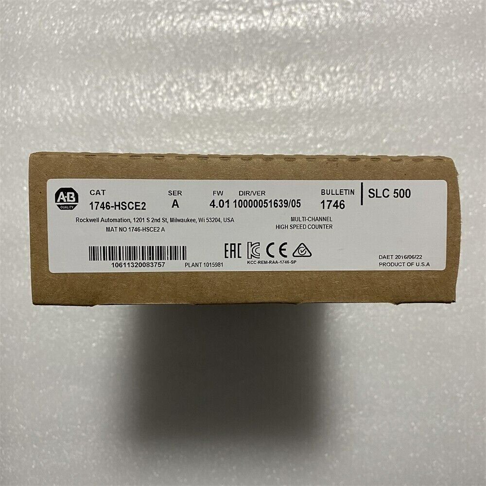 New Sealed AB 1746-HSCE2 SER A Multi-Channel High Speed Counter Module