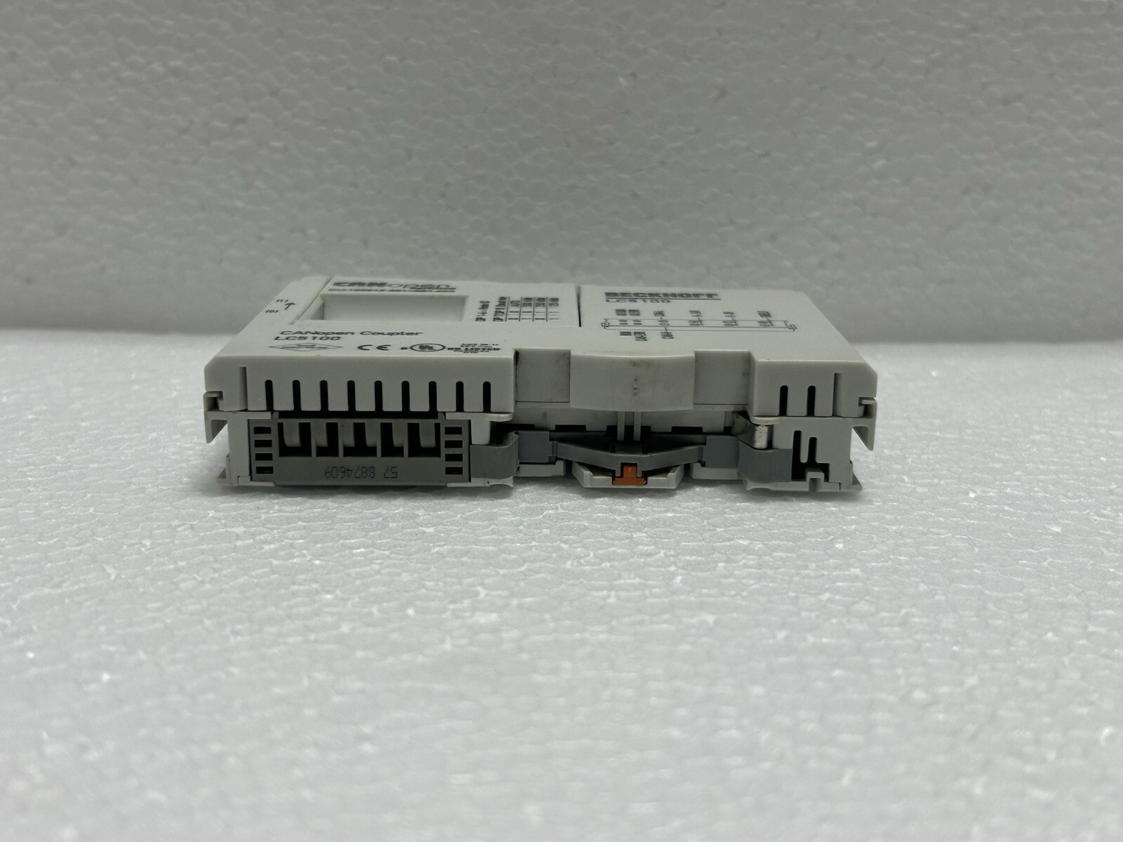 BECKHOFF LC5100 BUS COUPLER MODULE 10 AMP 24 VDC -15/+20% 200 MA INPUT 500 MA