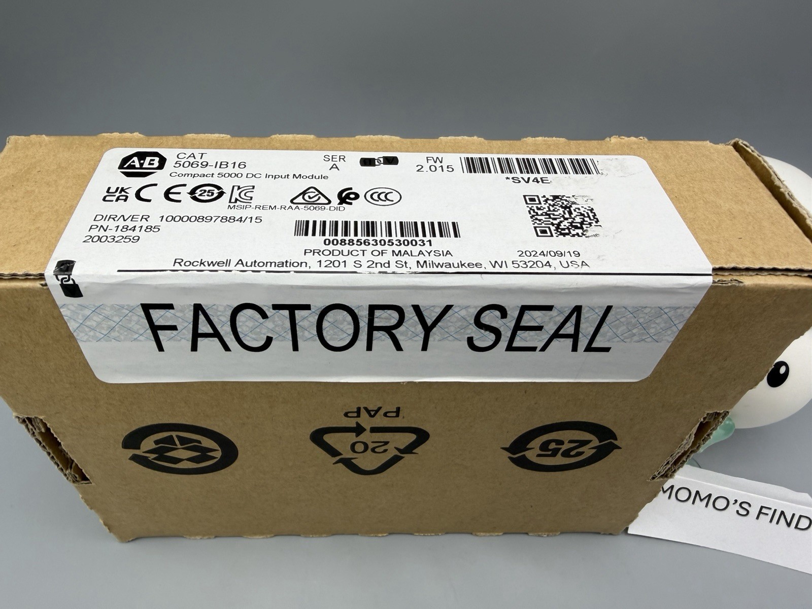 New Sealed Allen Bradley 5069-IB16 Compact 5000 DC Input Module