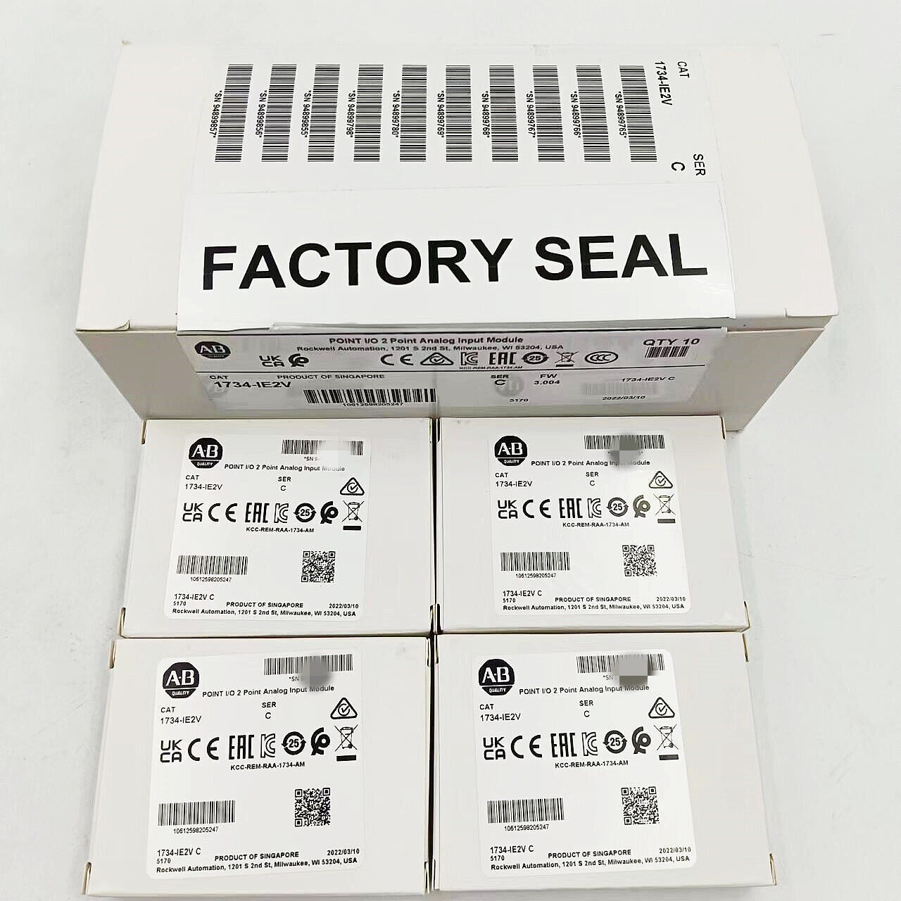 Allen-Bradley 1734-IE2V SER C 2 Point Analog Input Module New AB 1734-IE2V