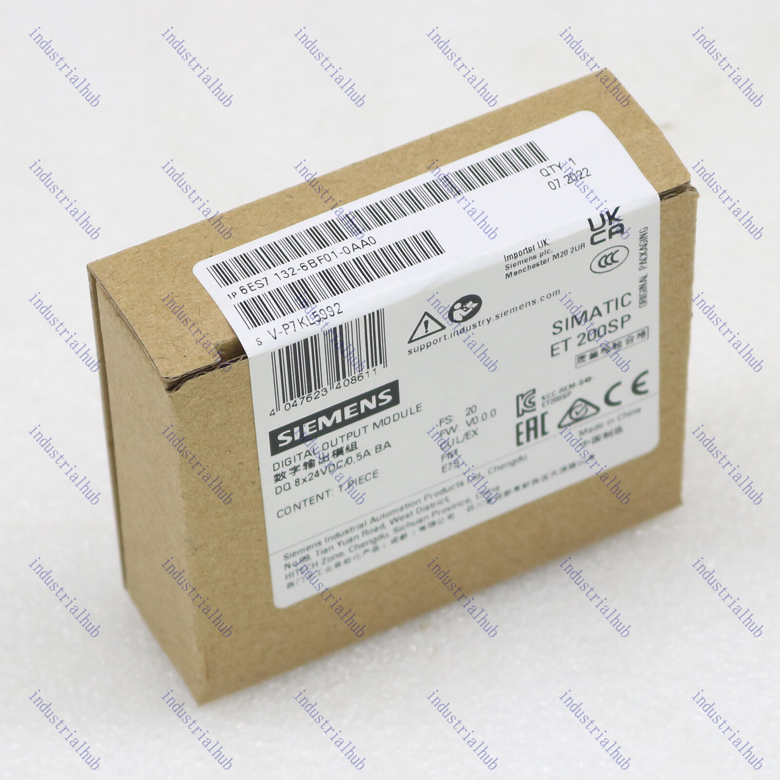 SIEMENS New 6ES7 132-6BF01-0AA0 ET 200SP Digital output module ship DHL