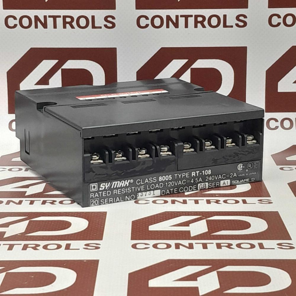 8005 RT-108 | Symax | Square D Output Module, Used