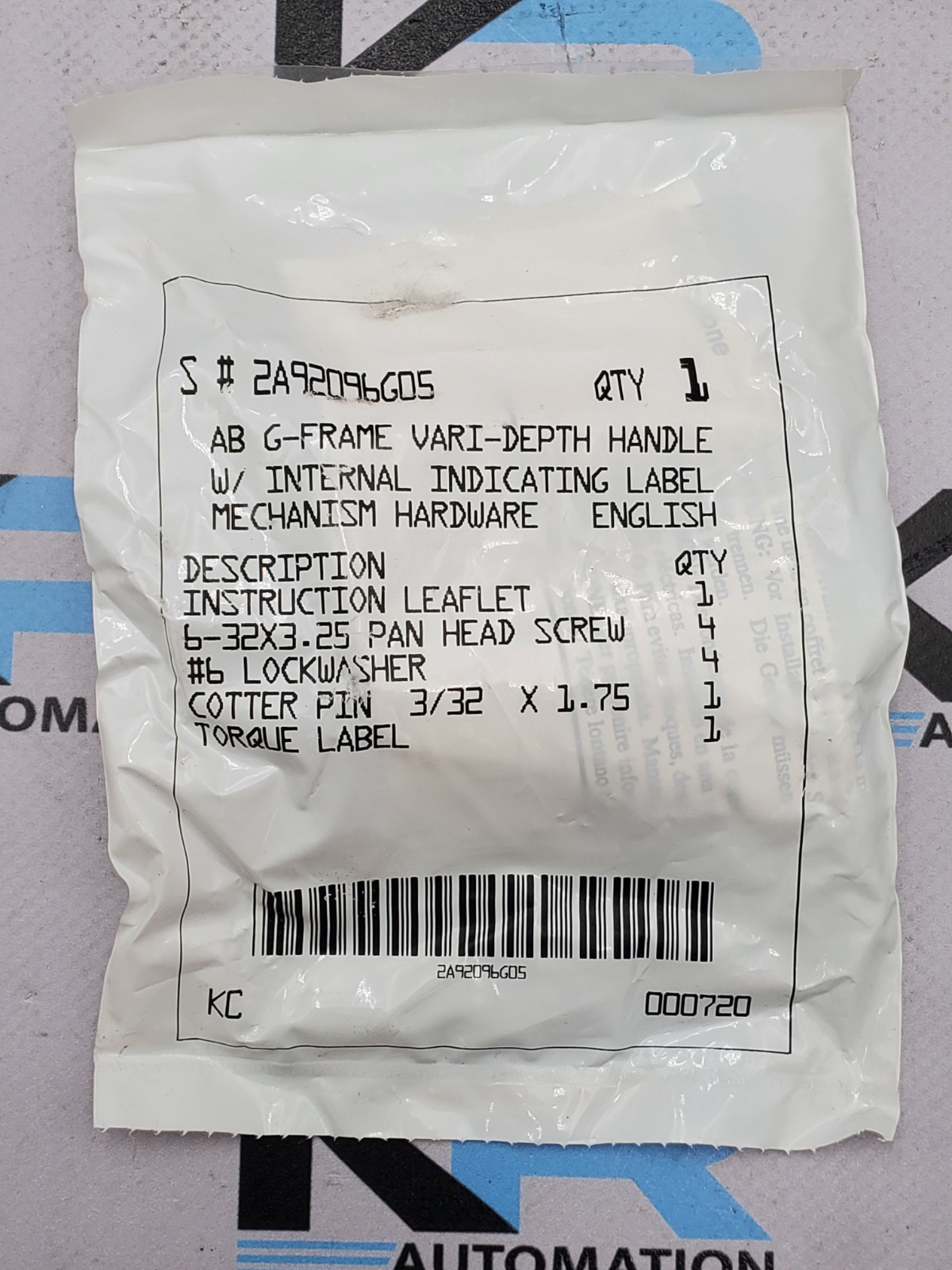 Surplus Pre-Owned Allen Bradley 198-H1 Rotary Operating Mechanism