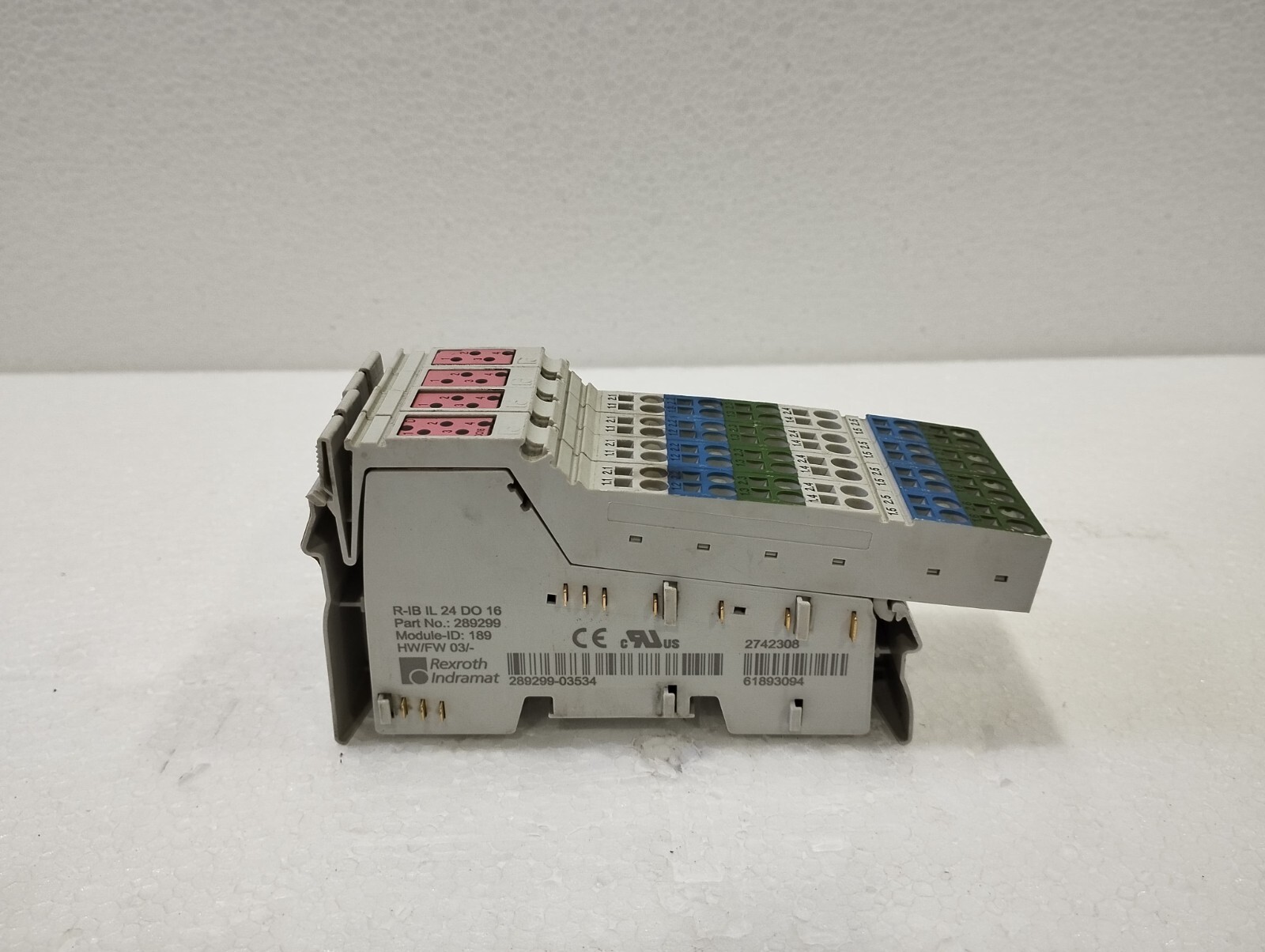 R-IB IL 24 DO 16 Rexroth 16-PAC Digital Output module 289299 Inline 24vdc 1pcs