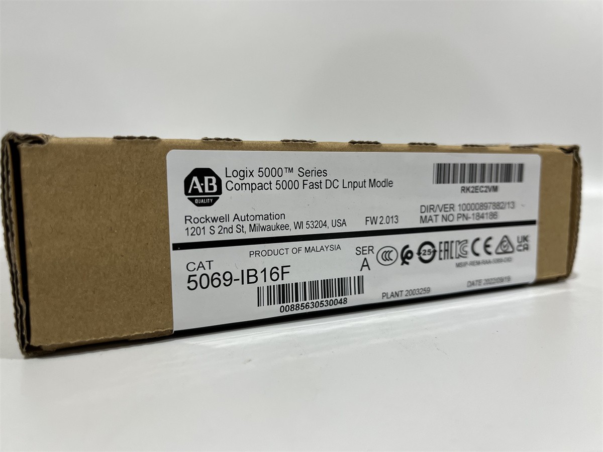 16-Ch Fast 24V DC Sink Input New 5069-IB16F Compact 5000 I/O
