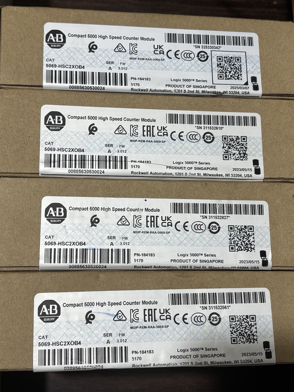 Factory sealed brand new 5069-HSC2XOB4 Compact 5000 high speed counter module