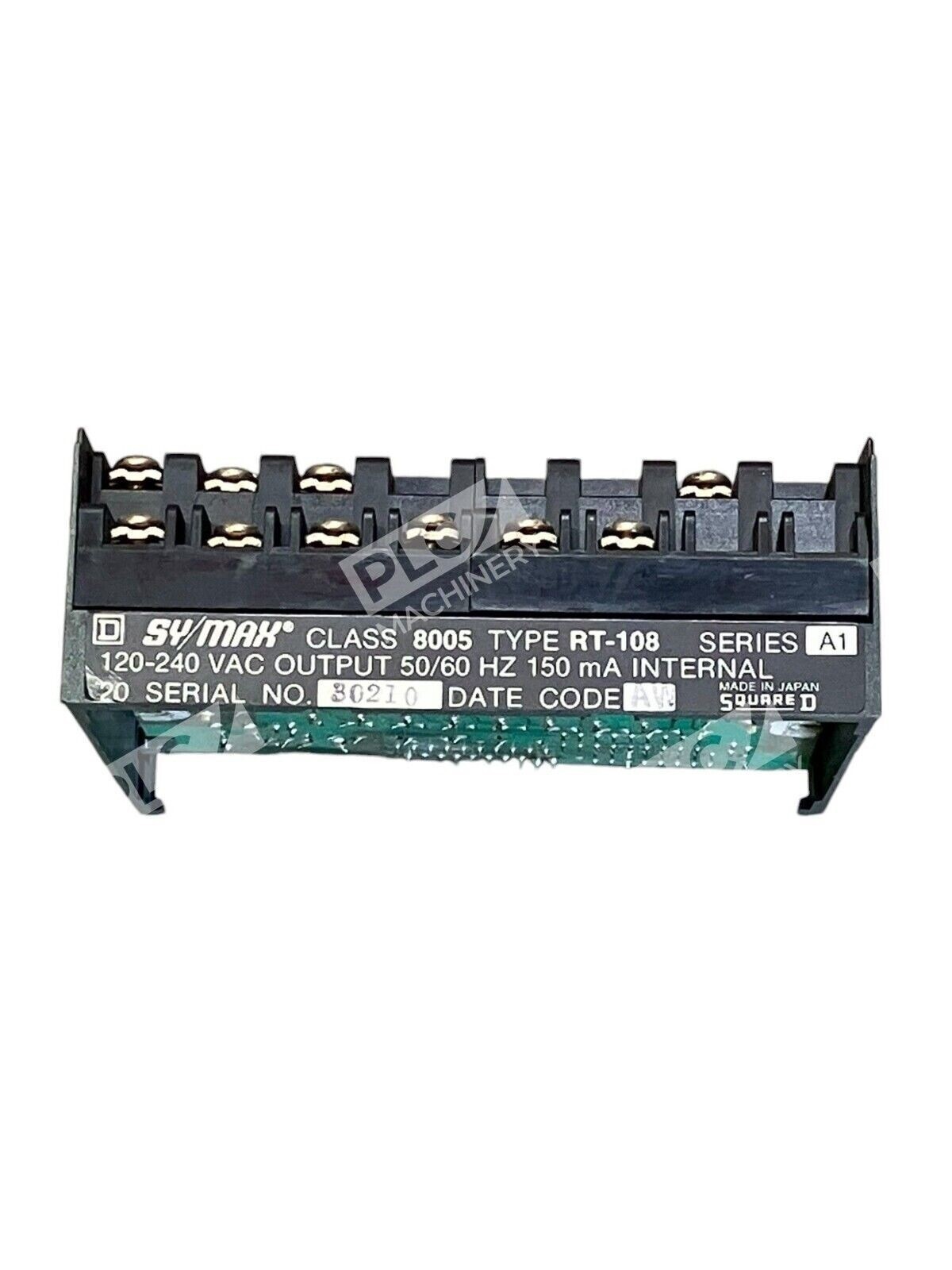Square D Sy/Max 120-240VAC 50/60Hz 150mA 8005-RT-108 /A1