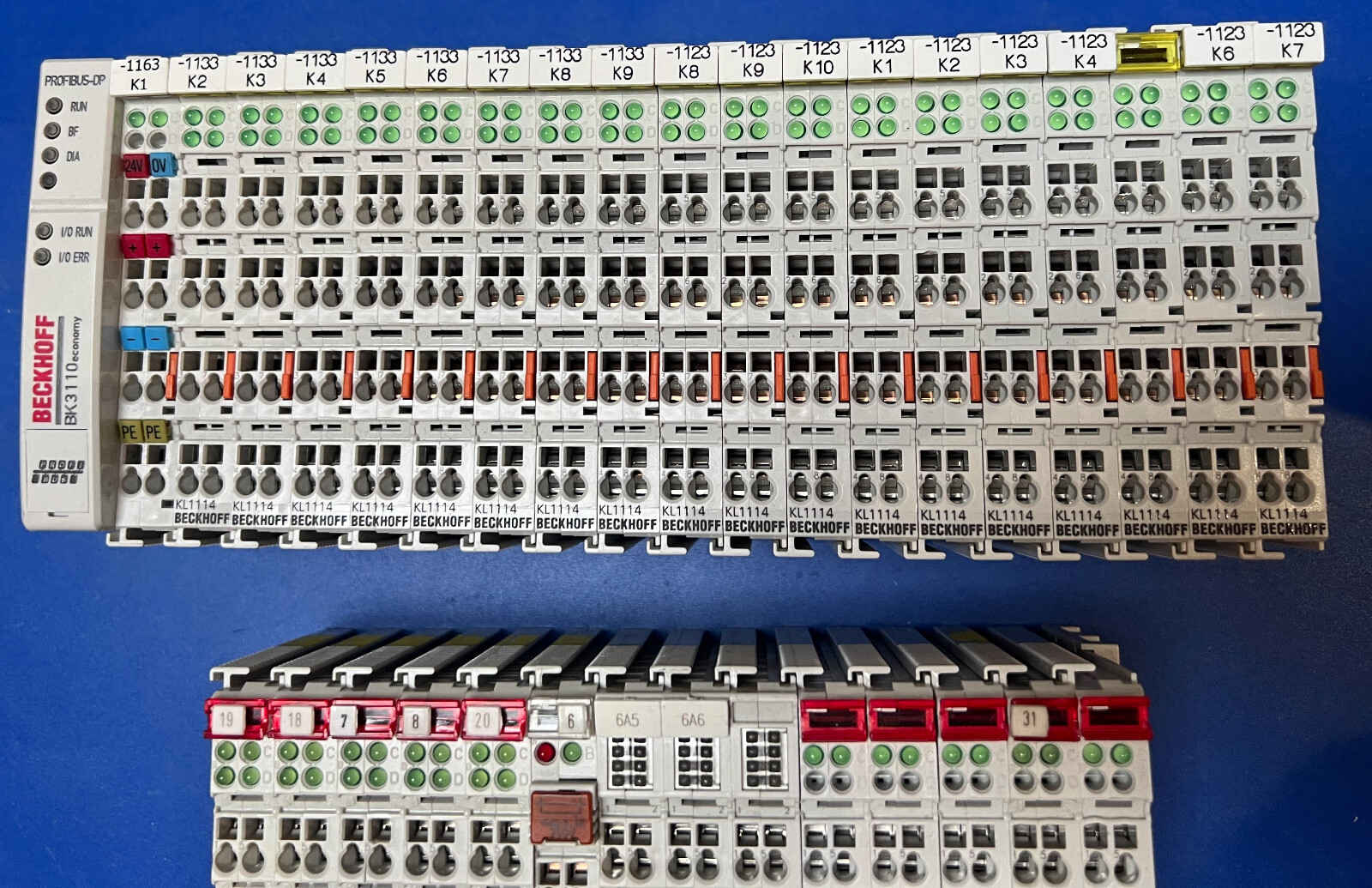 Beckhoff BK3110 + mix card 34+1pcs