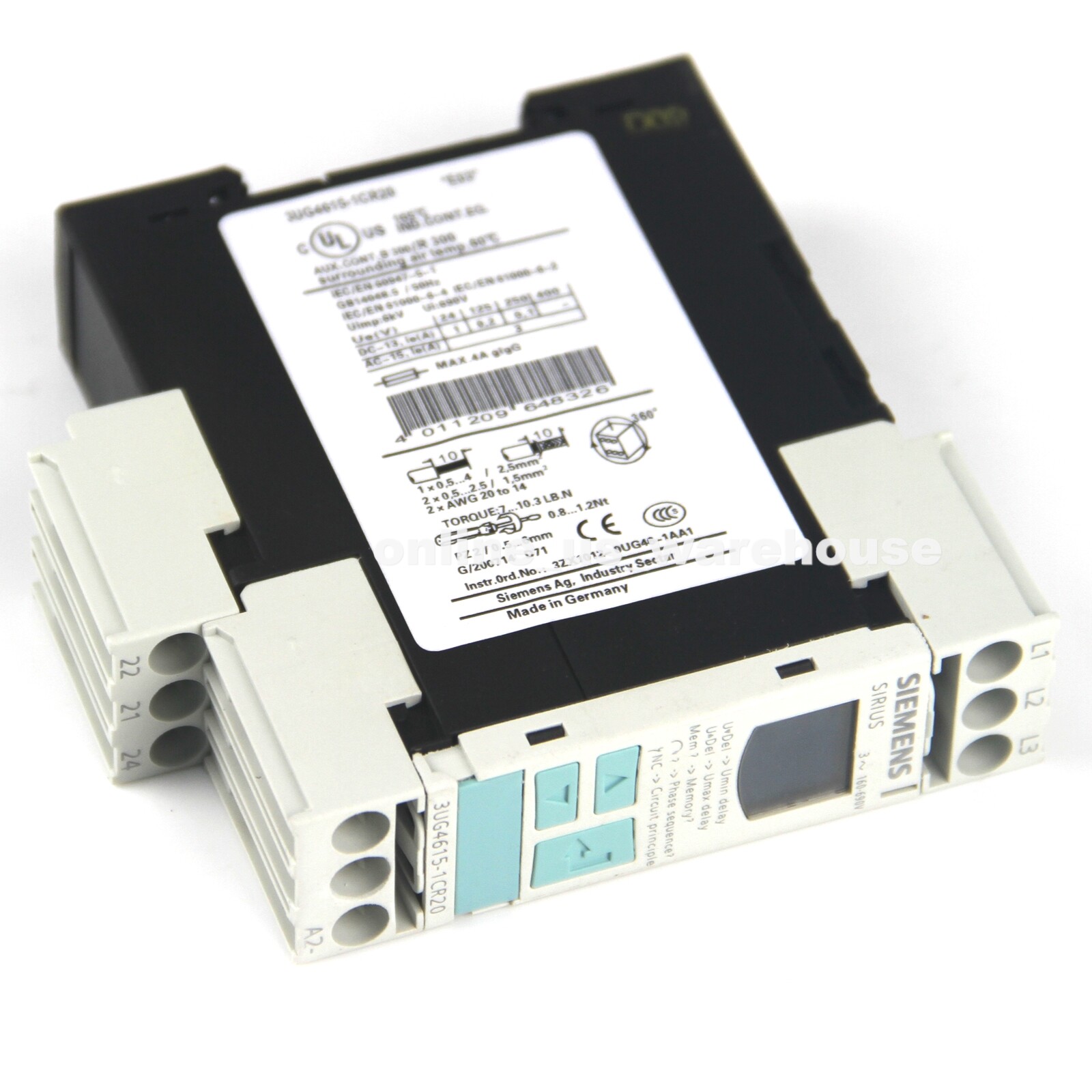 One Brand New SIEMENS 3UG4615-1CR20 Relay Module