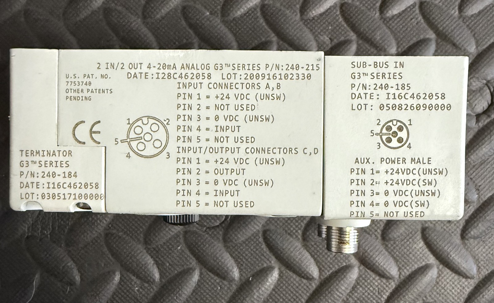 NUMATICS 240-215 2 IN / 2 OUT 4-24mA ANALOG G3 SERIES