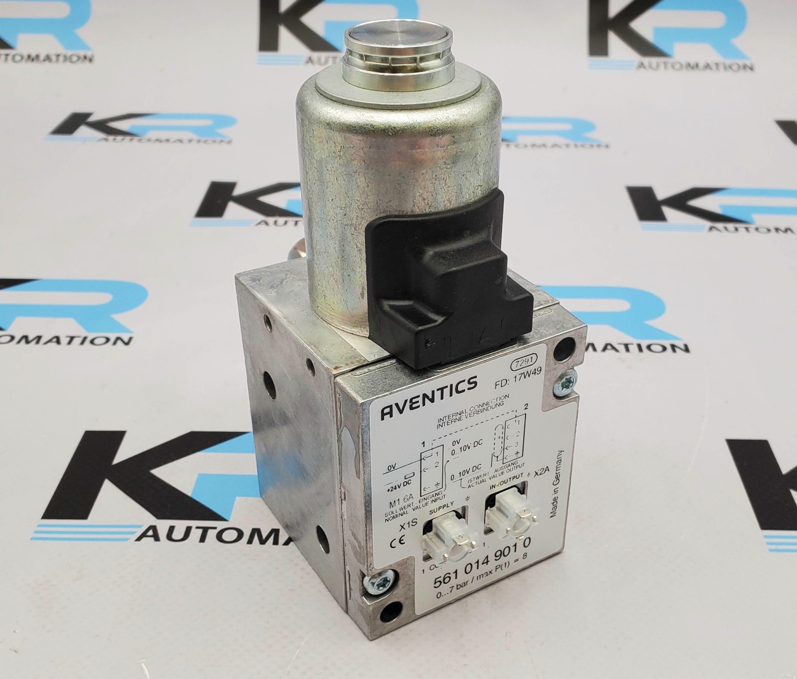 Aventics 5610149010 Pressure Regulator 24VDC 0-10VDC 0-7 Bar