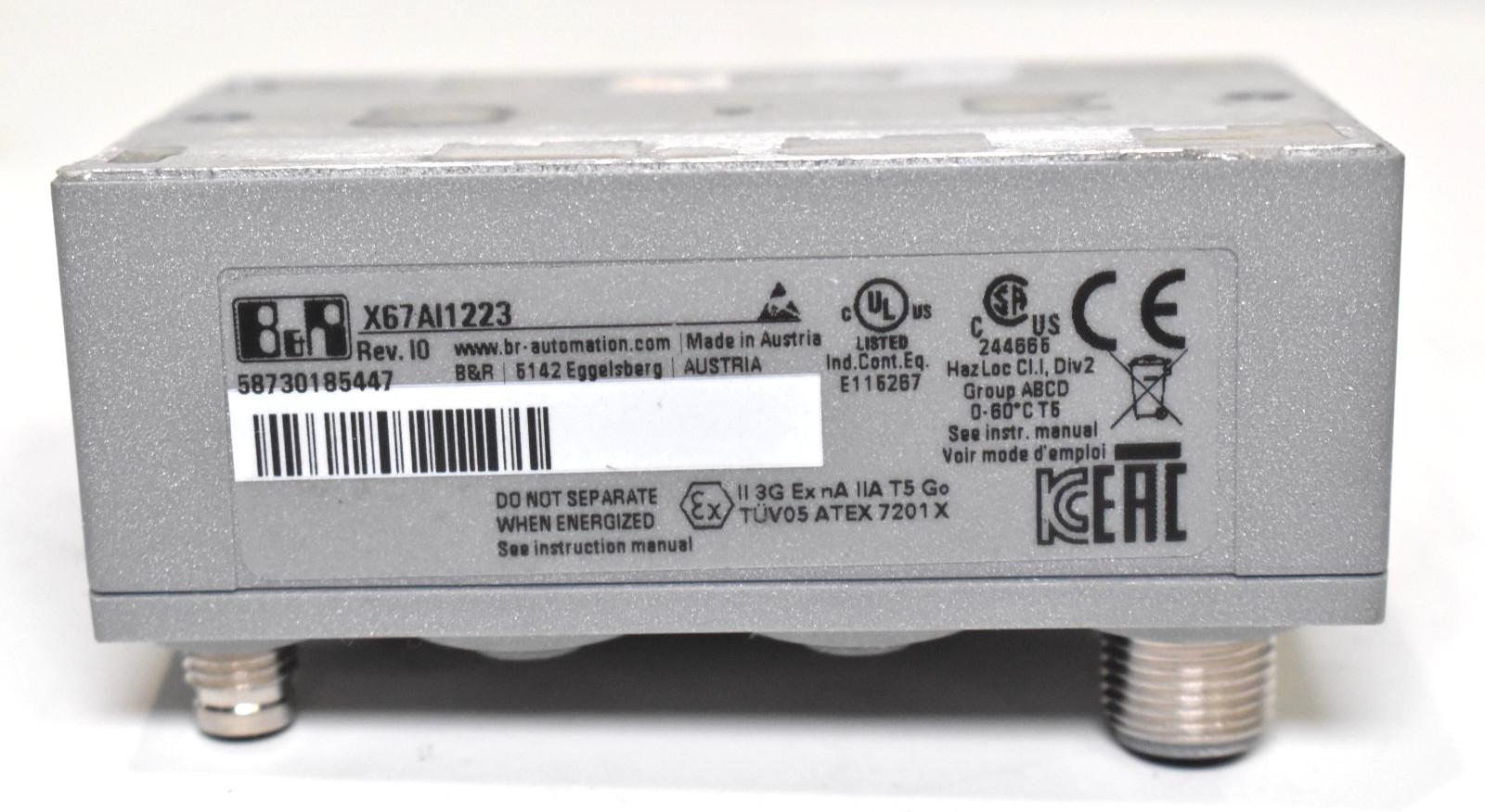 B&R X67 PLC Module I/O System, X67AI1223 Rev.10