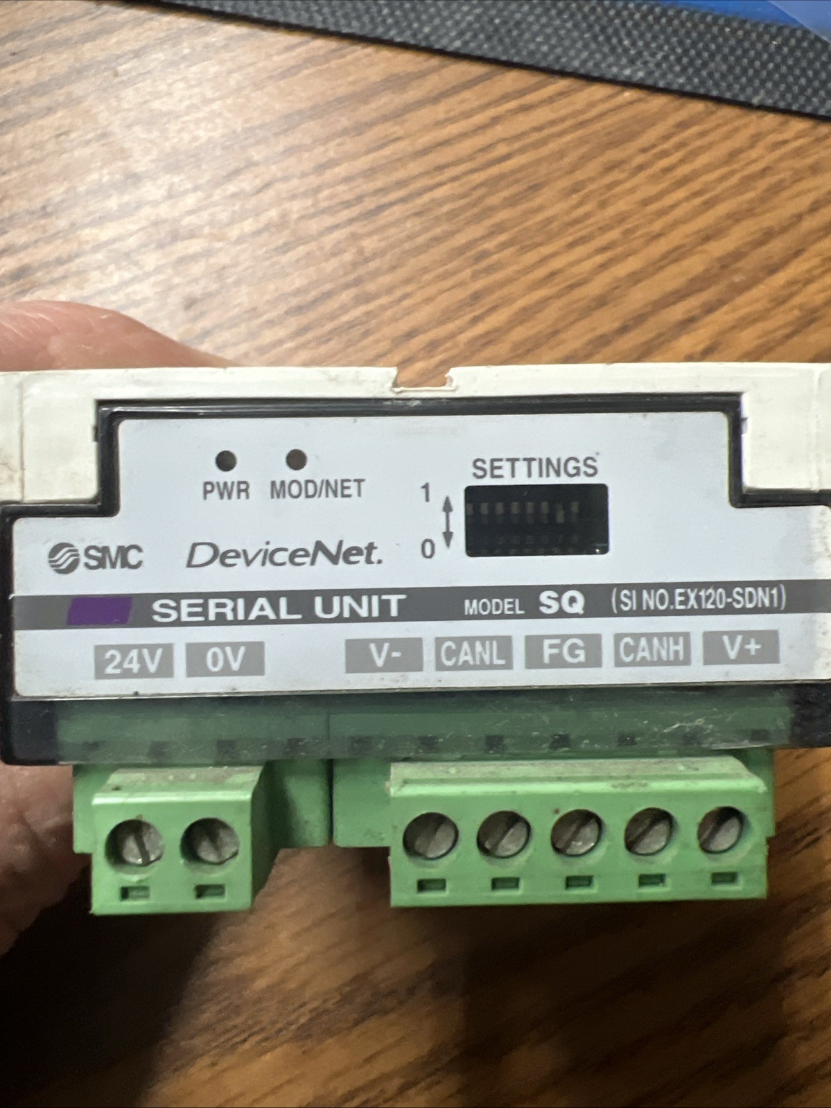 SMC DeviceNet Serial Unit EX120-SDN1 PLC MODULE 16 Points