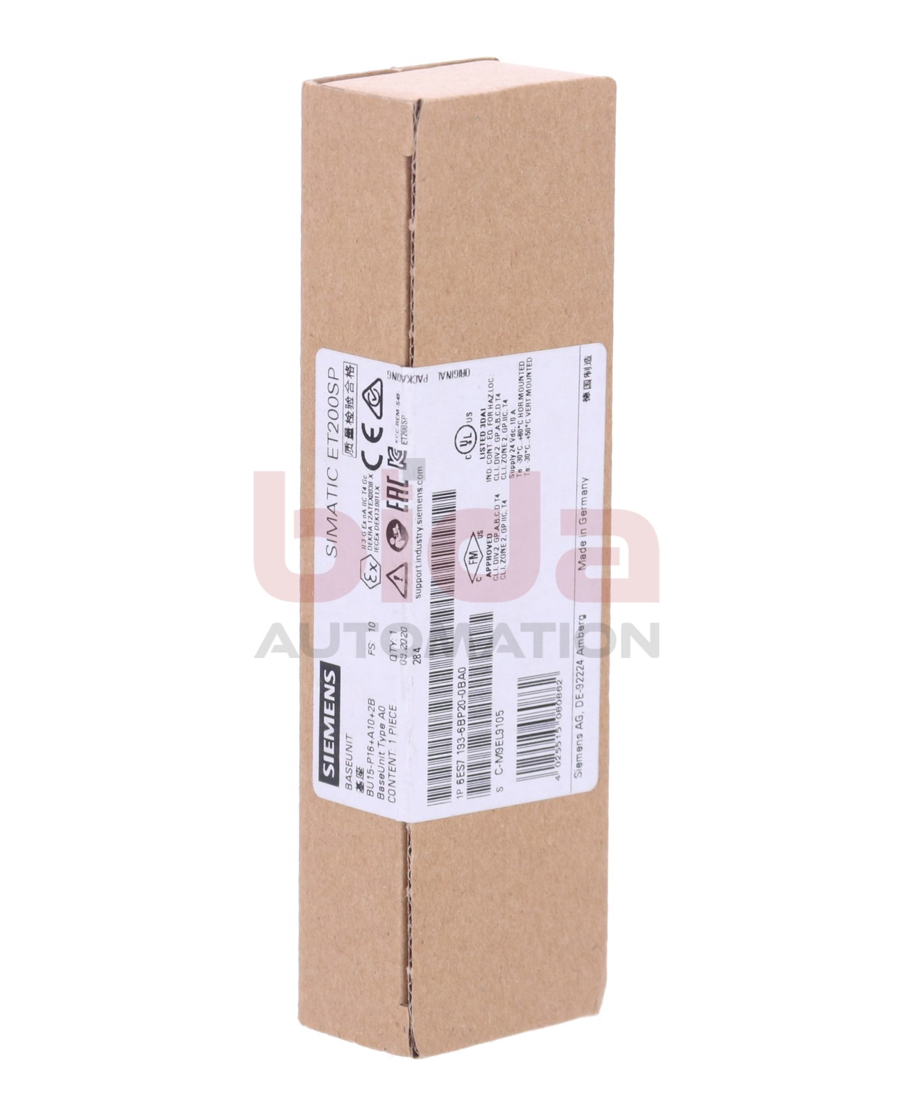 Siemens 6ES7193-6BP20-0BA0 / 6ES7 193-6BP20-0BA0 Base Unit