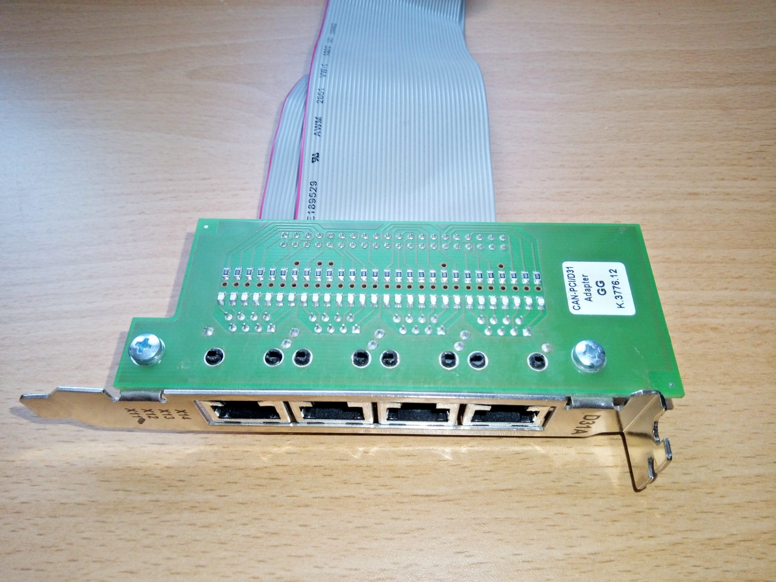 Siemens CAN-PCI/D31 adapter GG K.3776.12 esd gmbh Hannover TRD31 rev.1.0 D31A