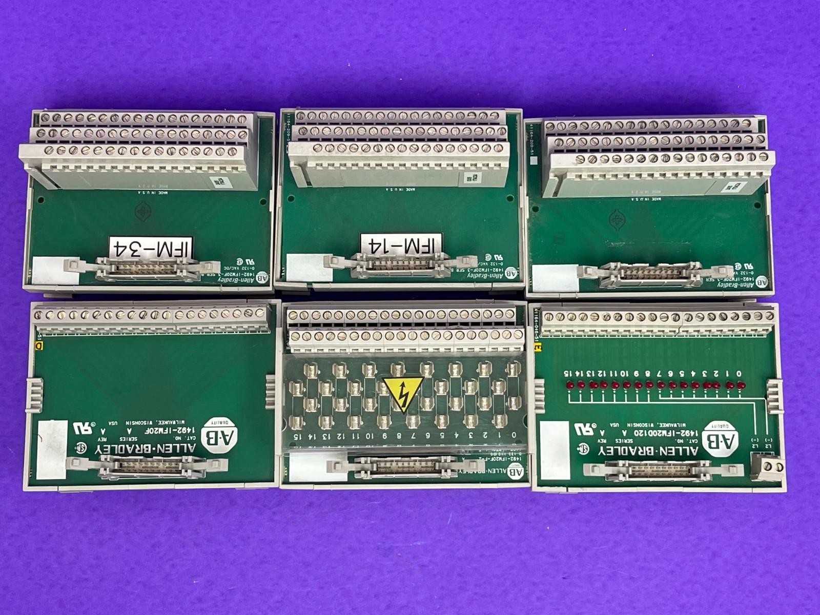 Allen-Bradley Bulletin 1492 Digital Interface Modules (IFMs) [Lot of 6]