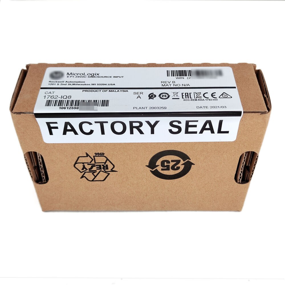 New Sealed AB 1762-IQ8 MicroLogix 1200 Discrete Input Module US Free Tax