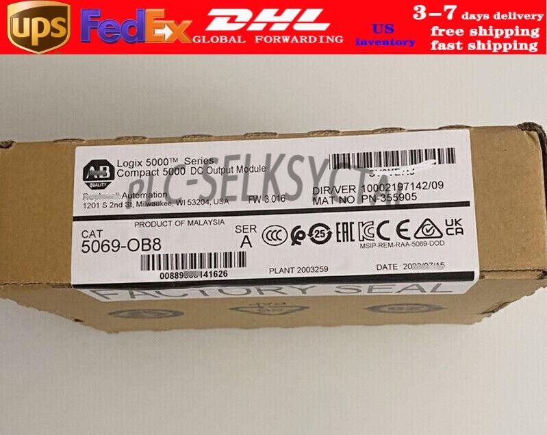 NEW AB 5069-OB8 Compact I/O 8-Ch Output Module 5069-OB8 Fast Ship US Free Tax