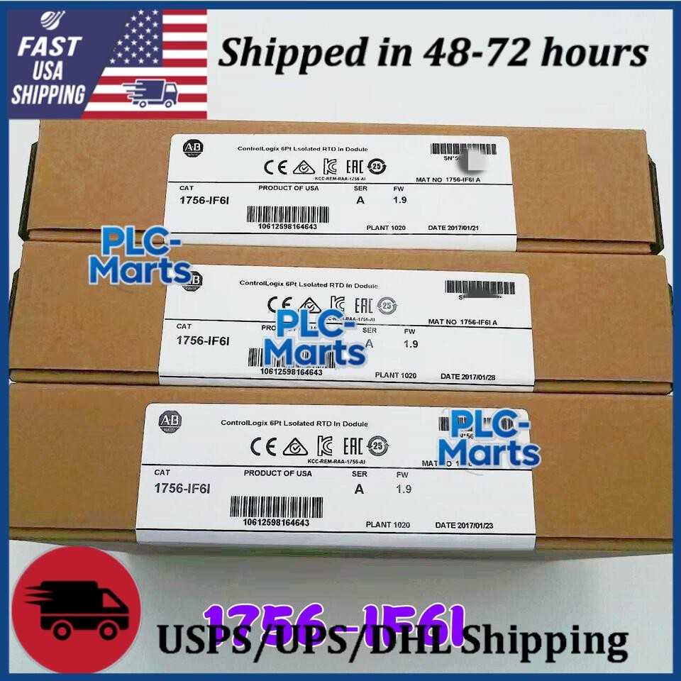 New Factory Allen-Bradley 1756-IF6I Controllogix Analog Isolated Input Module US