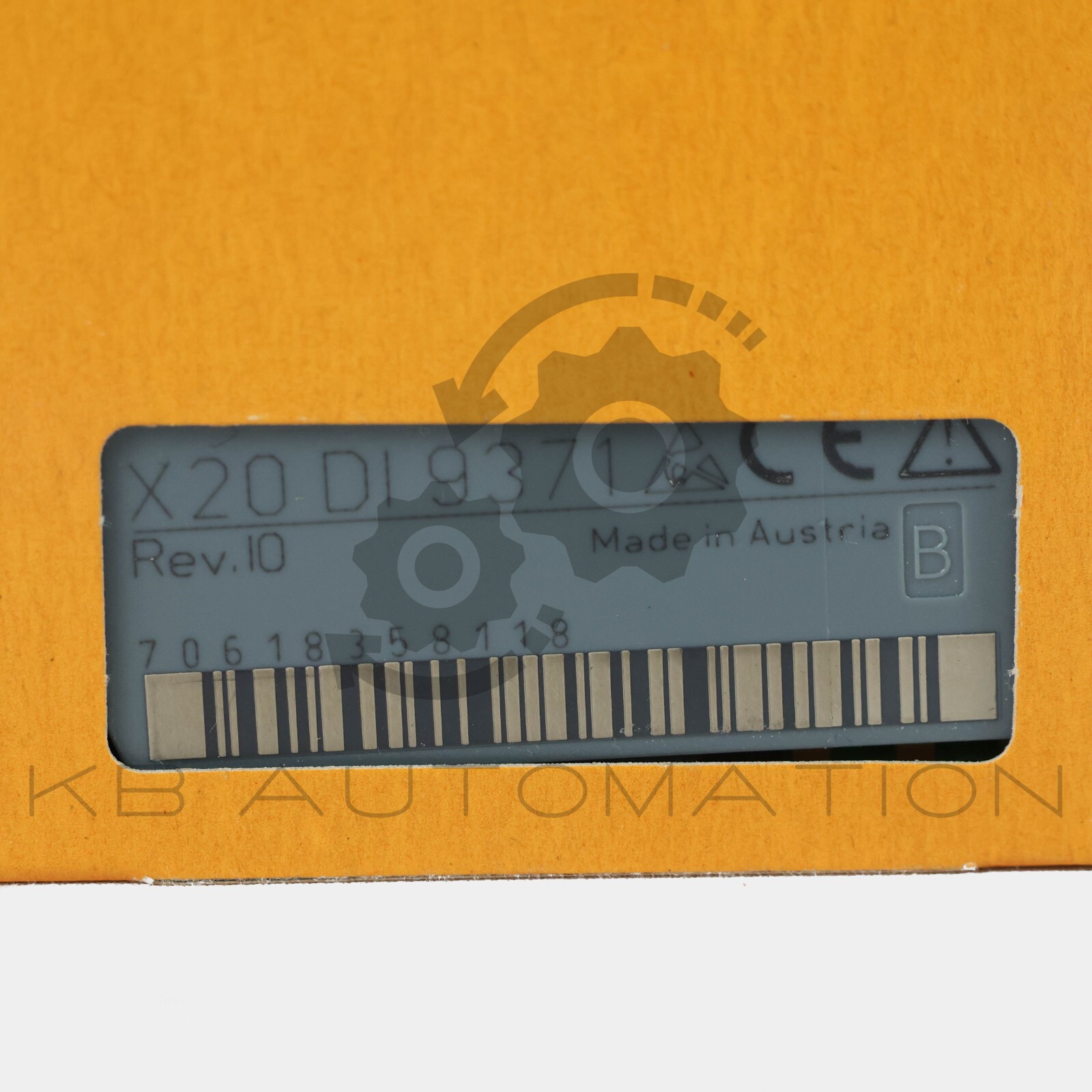 X20DI9371 B&R Automation X20 12-point digital input module, 24V DC sink inputs