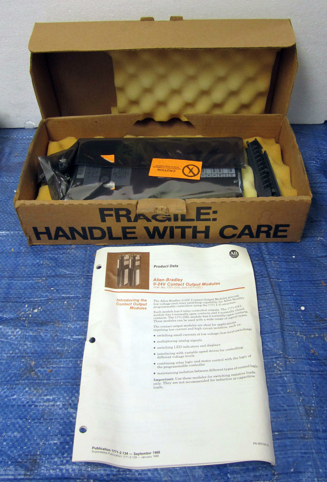Allen Bradley Output Module Model 17710ZL or 1771-0ZL NOS!!!