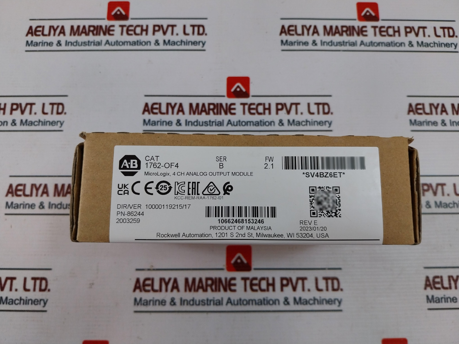 Sealed Pack Allen-Bradley 1762-OF4 Micro Logix Analog Output Module SER.B