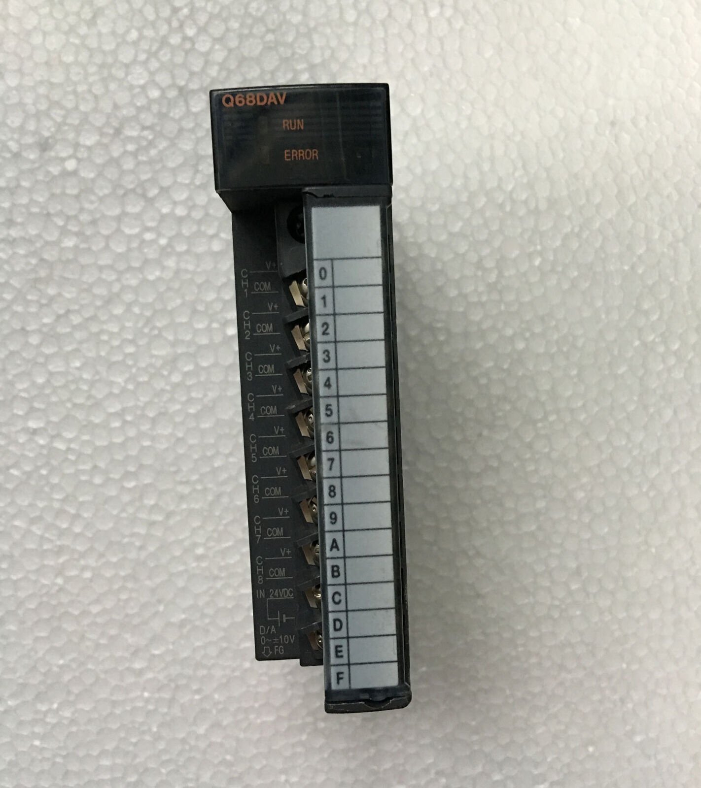 1Pc USED MITSUBISHI MELSEC-Q Q68DAV D/A converter unit Tested Good#XR