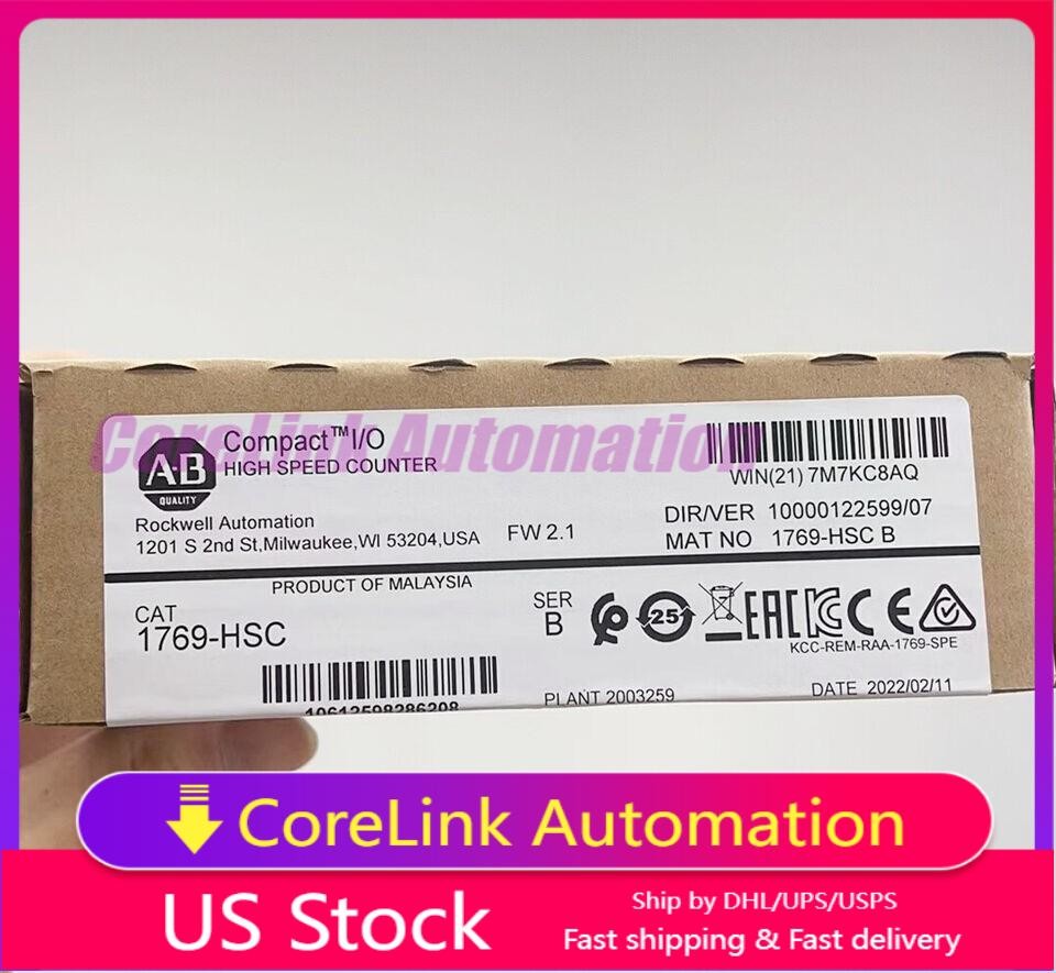 New Factory Sealed AB 1769-HSC Ser B CompactLogix High-Speed Module 1769HSC