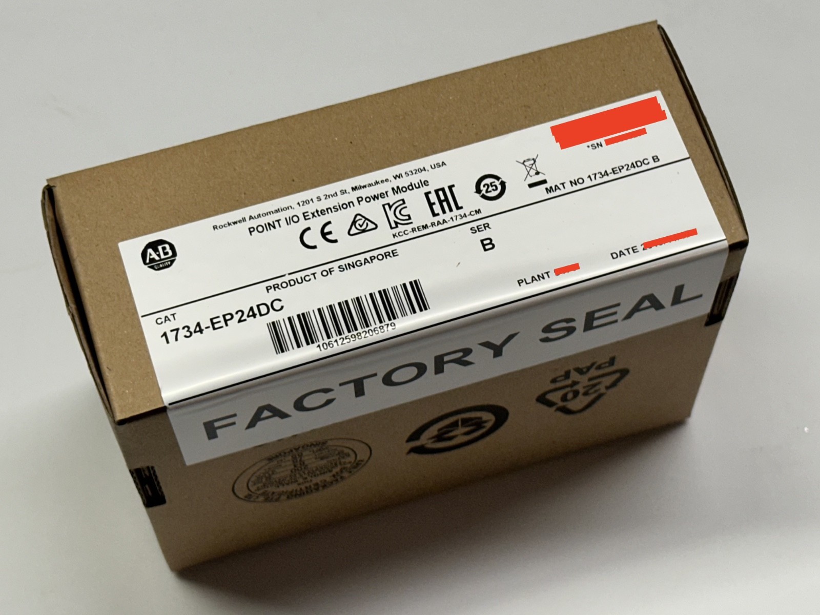 Allen-Bradley 1734-EP24DC POINT I/O 24VDC Expansion Power Supply | NEW NIB