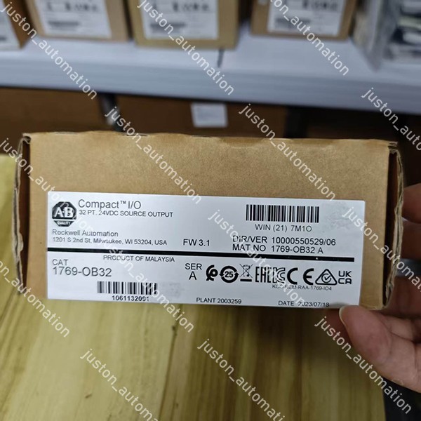 Original 1769-OB32 Rockwell Automation Industrial PLC Expansion Output Module