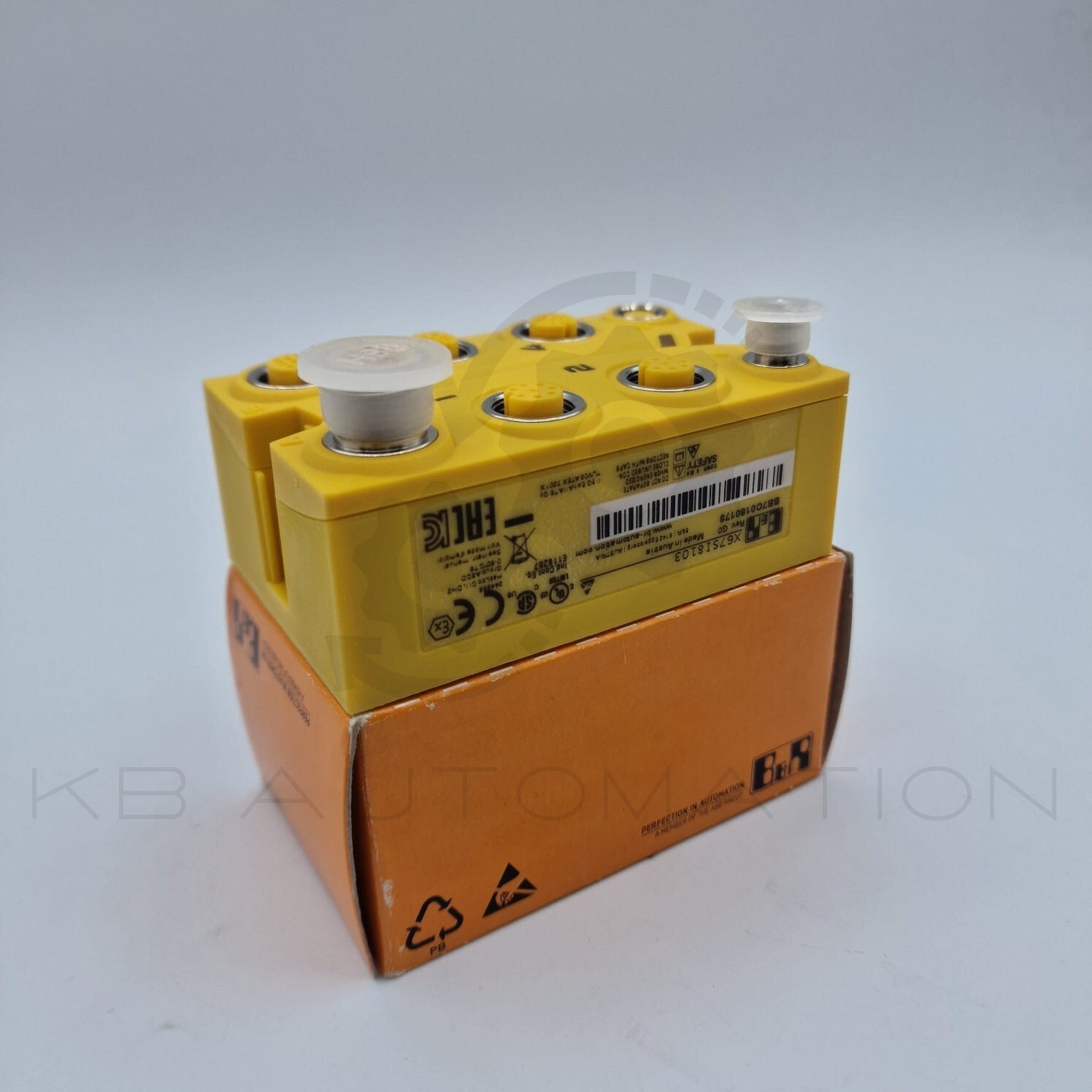 B&R Automation X67SI8103 digital input module, 8 safe digital inputs, Rev. G0