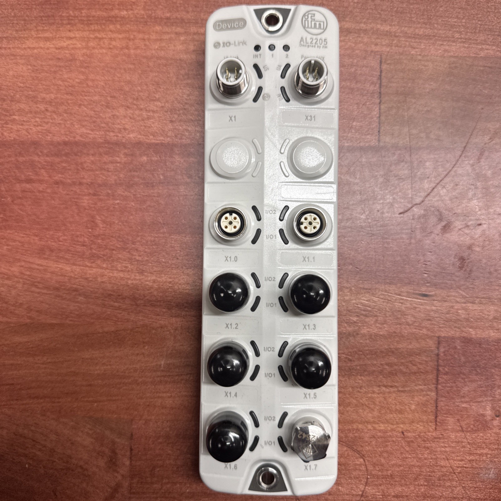 IFM AL2205 IO-Link Digital Input/Output Module, IOL MOD SL 8XMP/DX E M12 IP69K