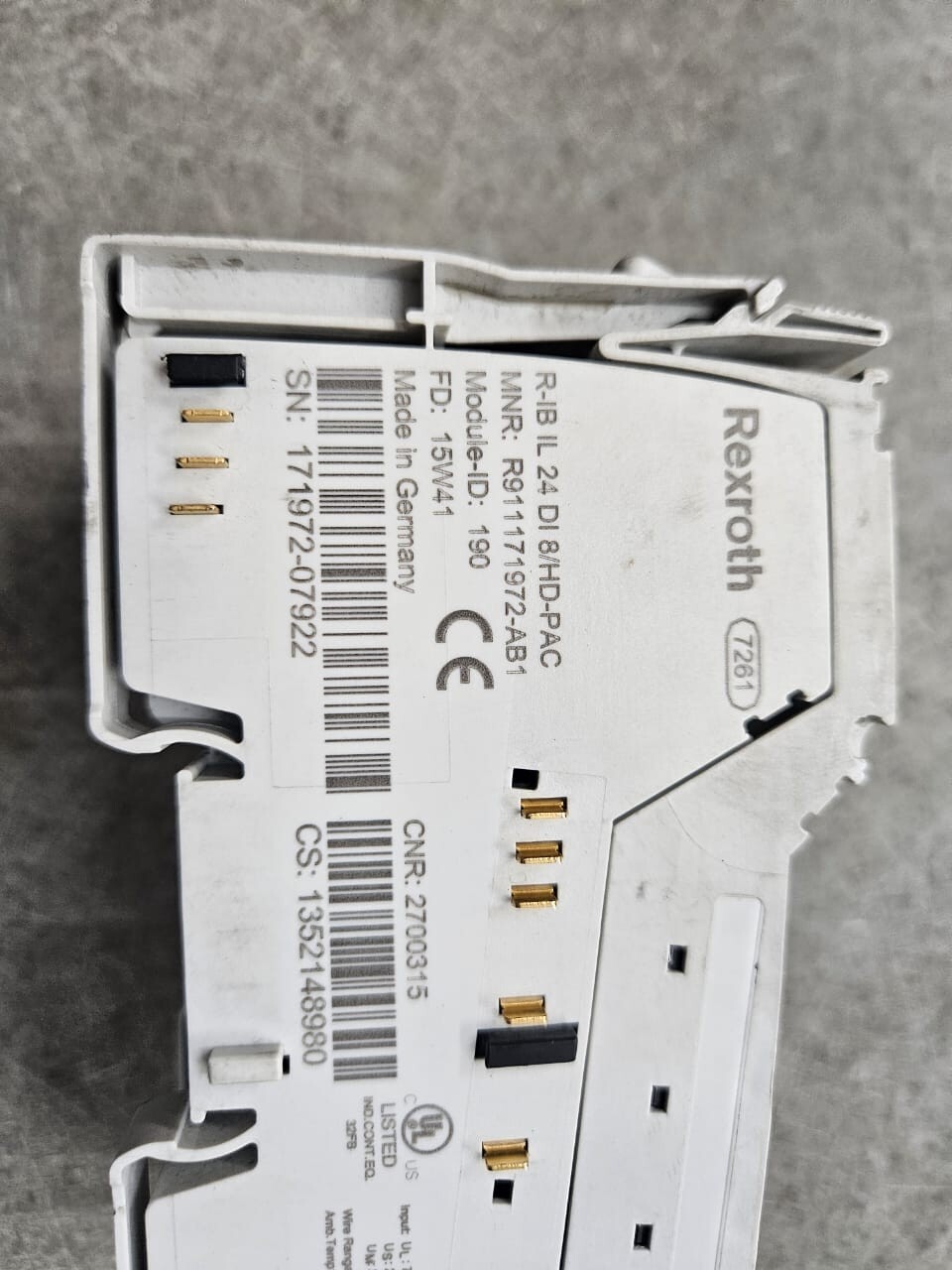 REXROTH R-IB IL 24DI 8/HD-PAC Interface Module